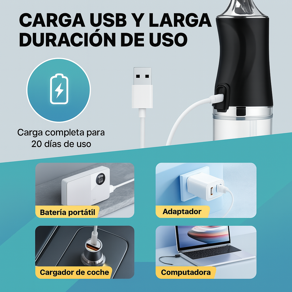 Limpiador bucal de alta presion 💧🦷