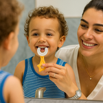 Cepillo Dental Infantil en Forma de U con Giro 360° 🦷🧒