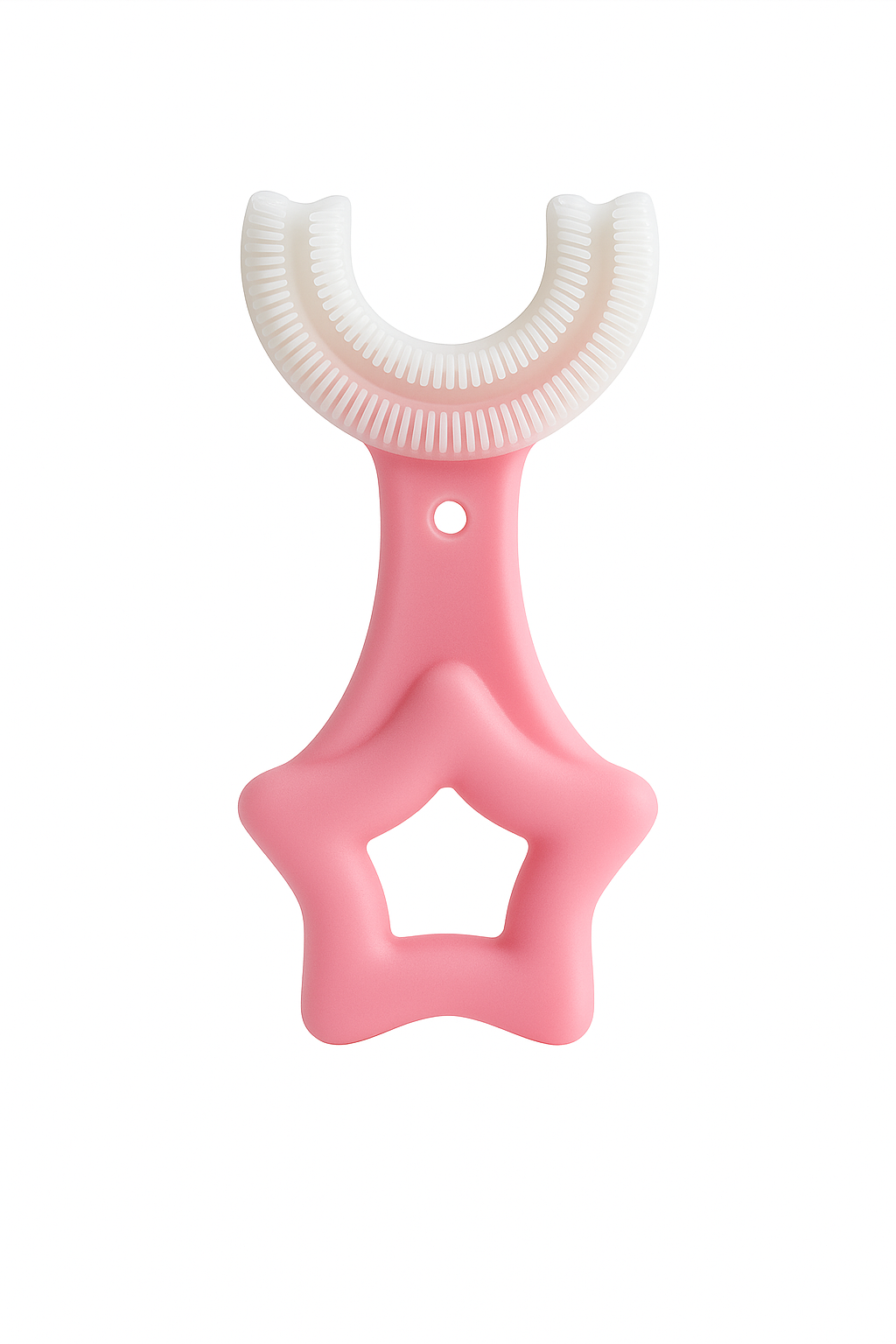 Cepillo Dental Infantil en Forma de U con Giro 360° 🦷🧒