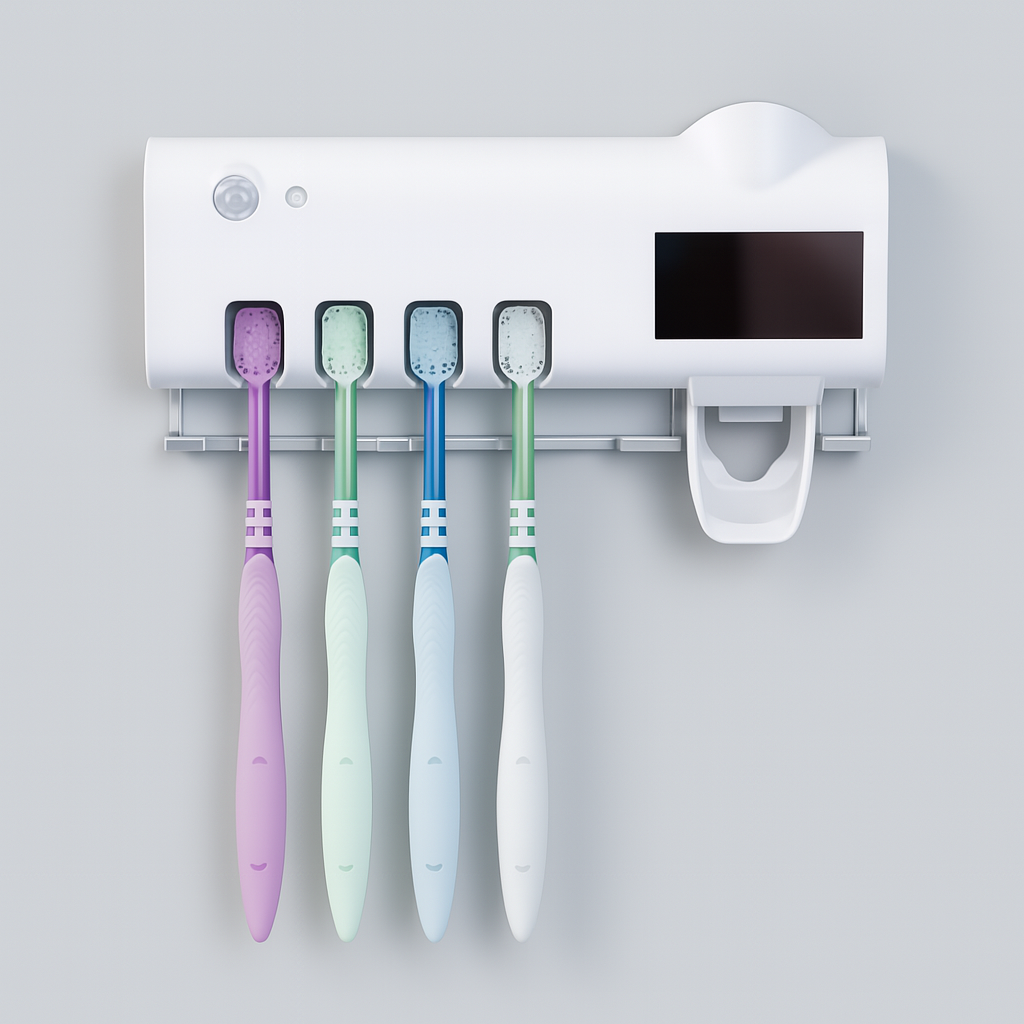 Porta Cepillo + Esterilizador UV 🔬🦷