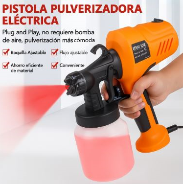 Pulverizador Eléctrico de Pintura ⚡🖌️